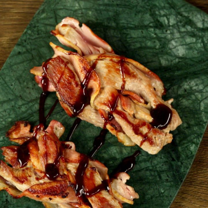 Braided Bacon Pork Tenderloin
