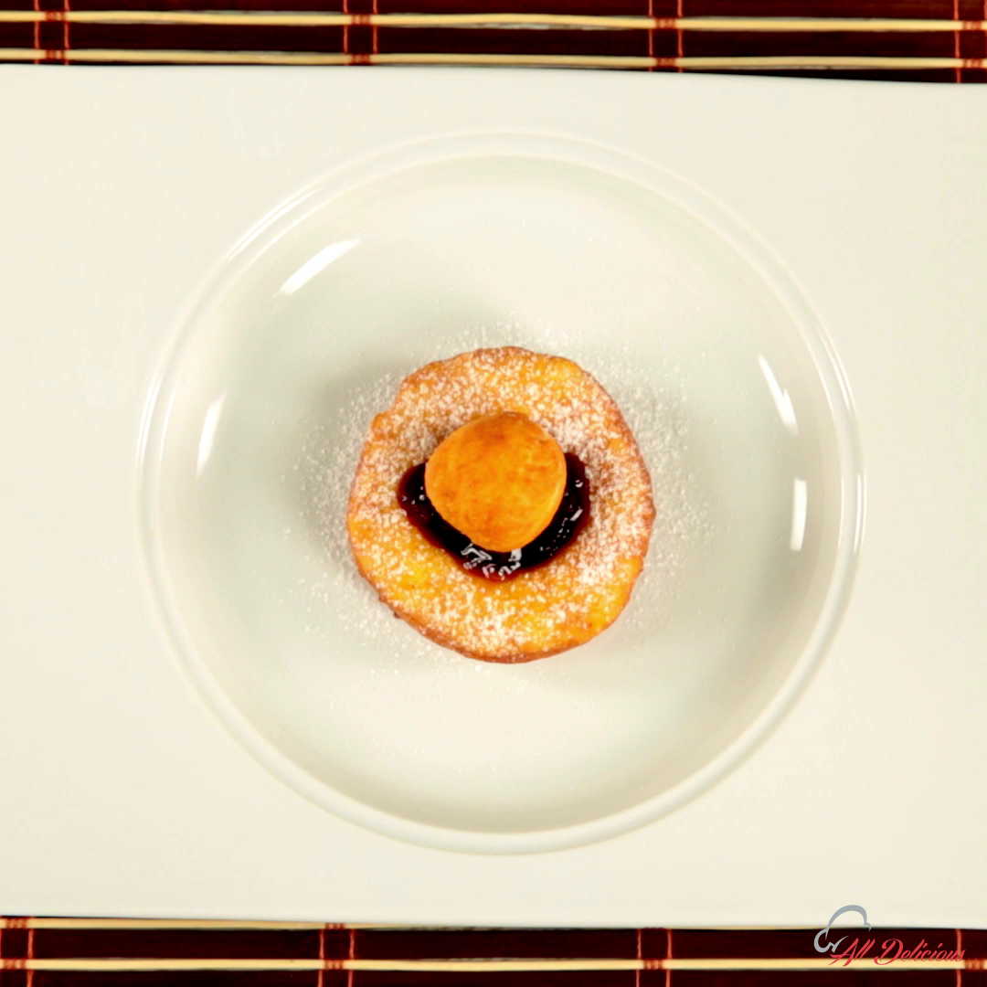 Sour Cherry Jam Donuts