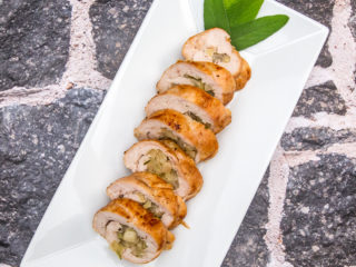 Rolled Turkey Breast with Fennel and Apple Stuffing
