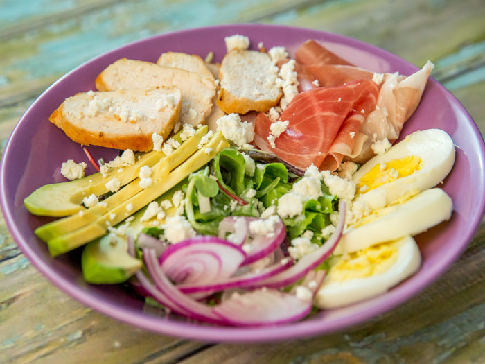Egg and Chicken Breast Salad