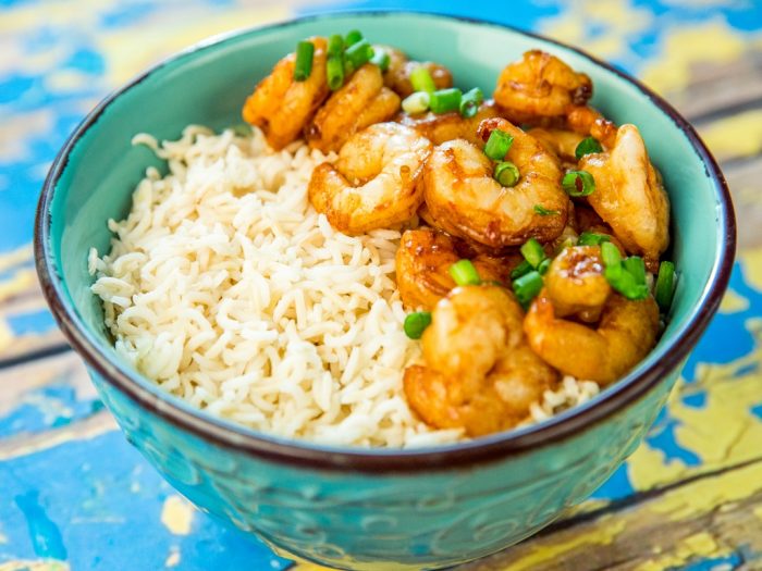 garlic-and-ginger-shrimp-with-rice