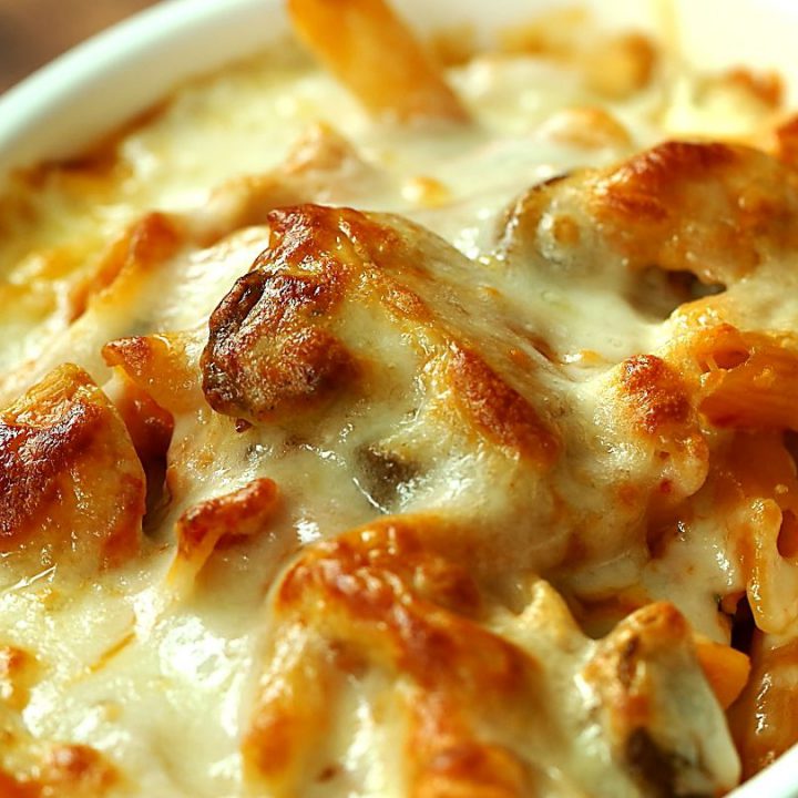 Pasta Al Forno with Chicken and Pancetta
