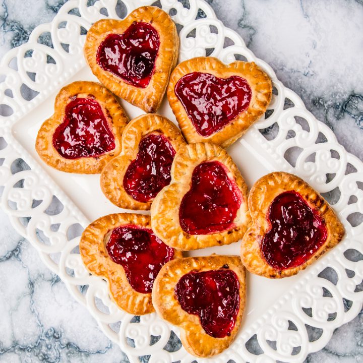 Heart-Shaped Cherry Cookies