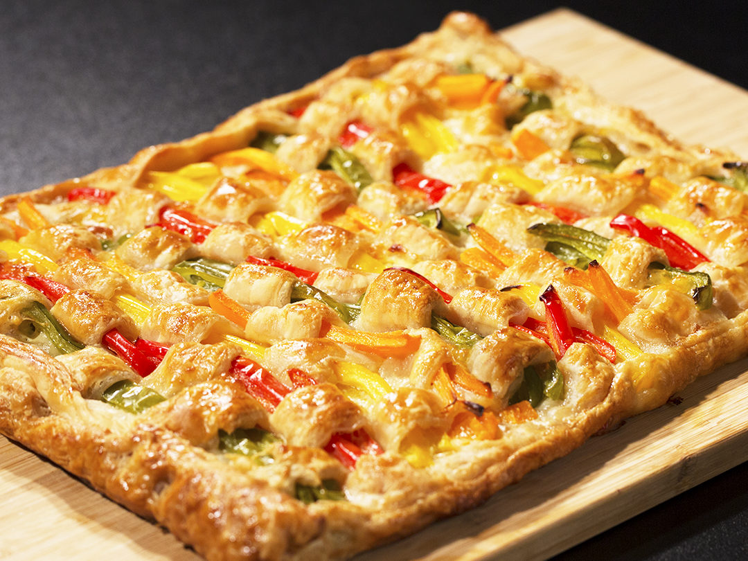 Prosciutto and Mozzarella Pie with Lattice Top