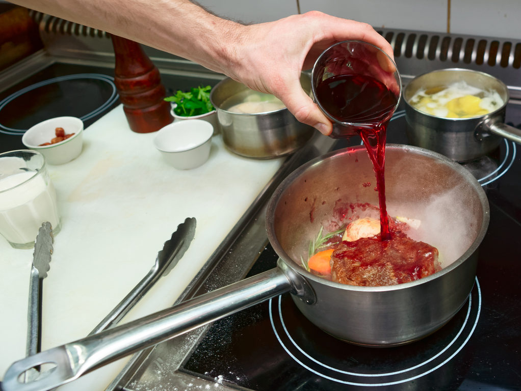 Cook with Alcohol: How to Use Wine, Brandy, and Beer.