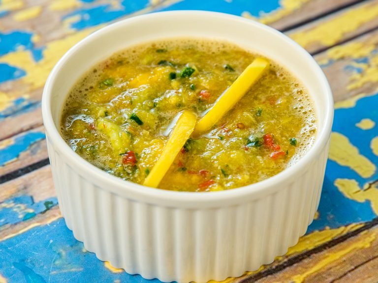 sweet and spicy mango dip