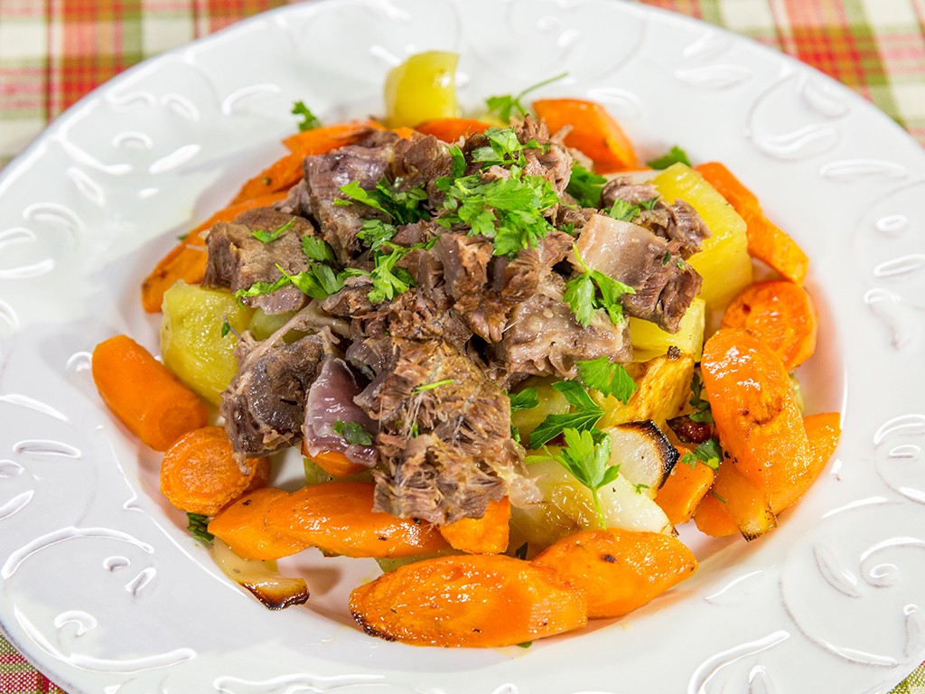 Lamb Chump with Roasted Vegetables