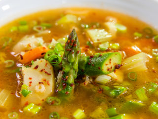 Celery and Asparagus Soup