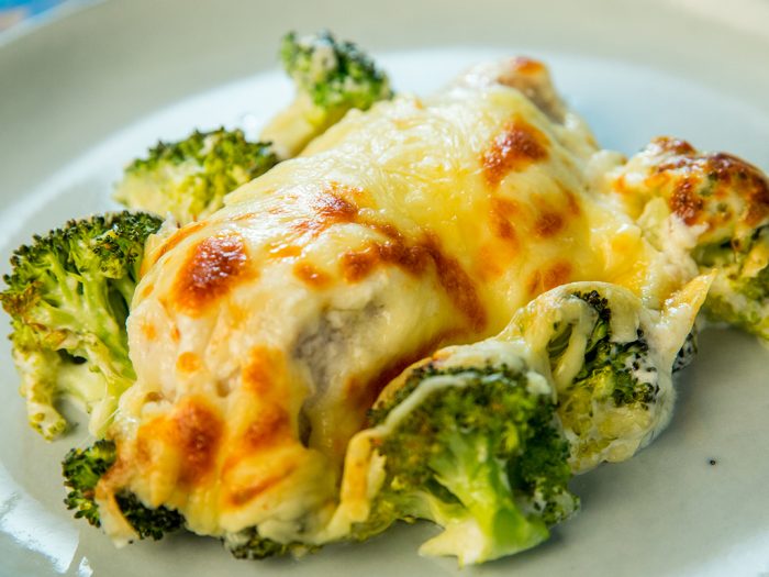 Chicken and Broccoli Casserole with Mozzarella