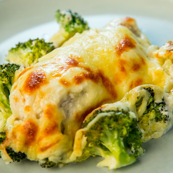 Chicken and Broccoli Casserole with Mozzarella