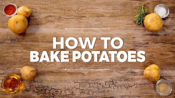 How to bake potatoes