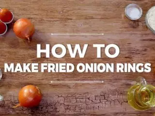 How to make fried onion rings