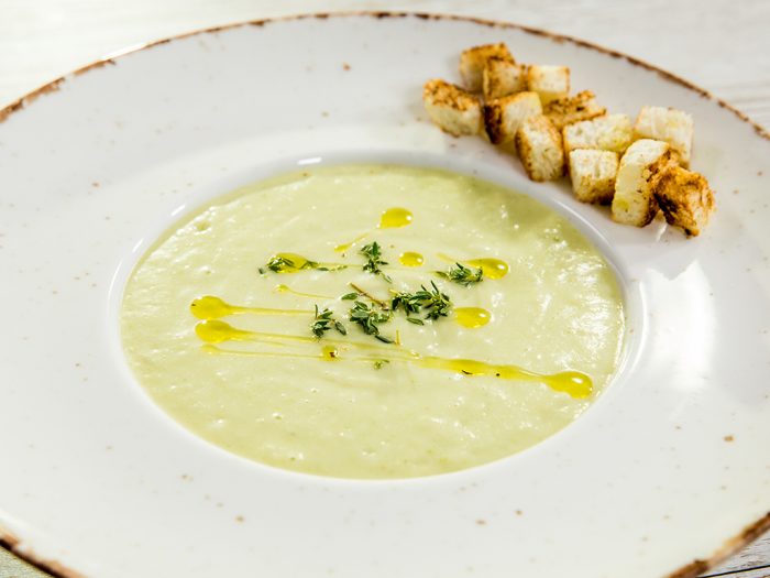 Potato and Zucchini Cream Soup
