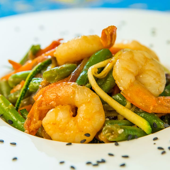Colorful Shrimp Stir-Fry