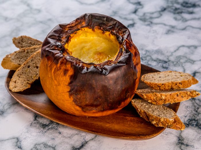 roast pumpkin fondue