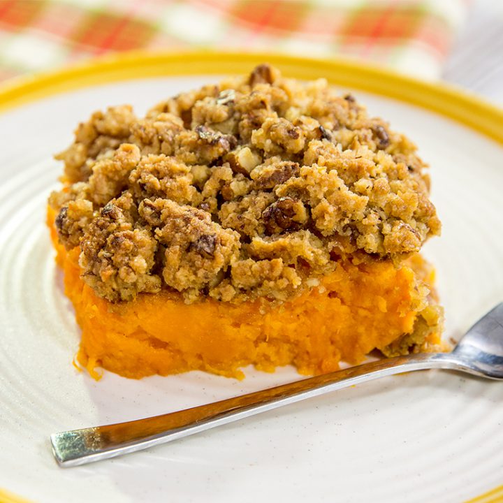 Sweet Potato and Walnut Crisp