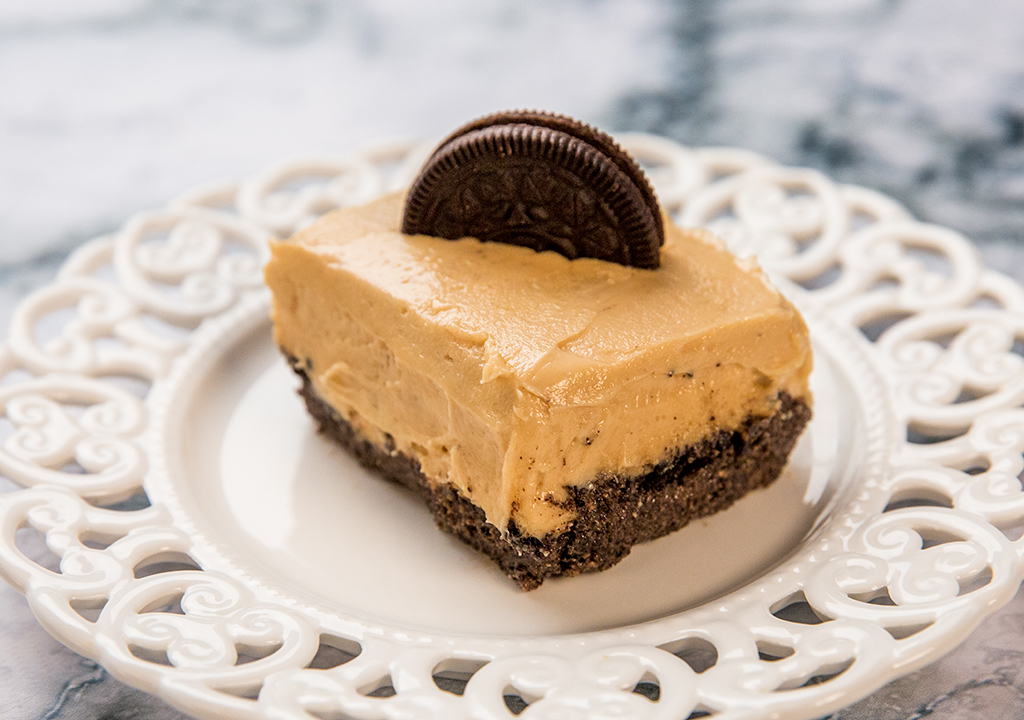 Peanut Butter Cheesecake with Oreo Crust