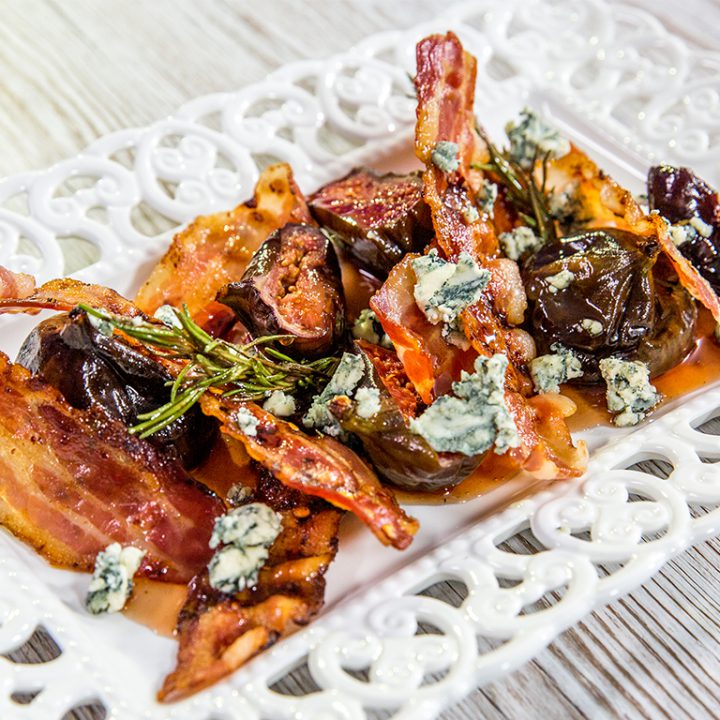 Honey Glazed Bacon and Figs