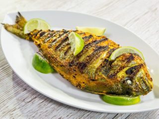 Spiced-Up Grilled Sea Bream