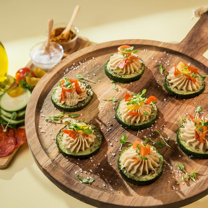 Cashew Cheese Zucchini Bites