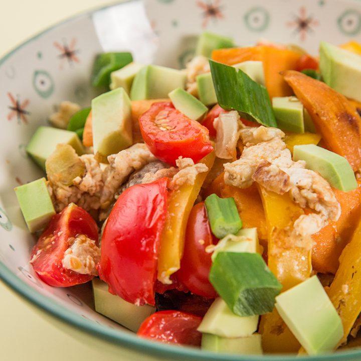 Sweet Potato Egg White Scramble