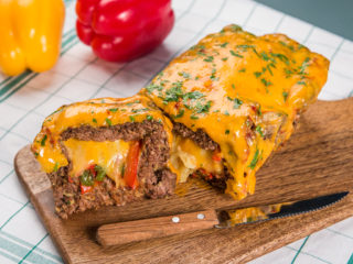 cheesy bell pepper meatloaf