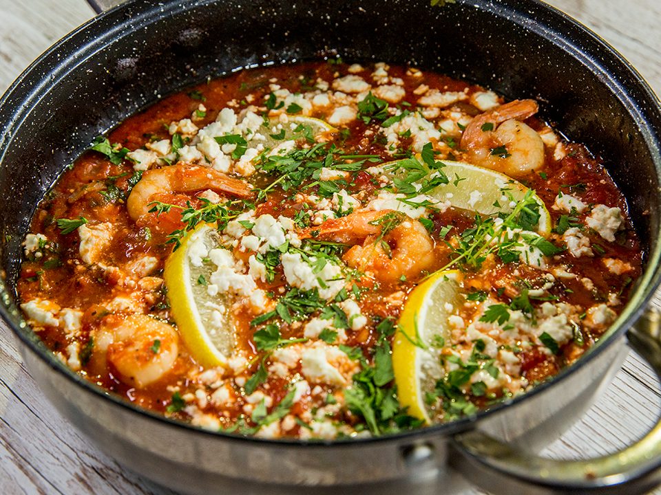 Sauteed Shrimp in Tomato Sauce
