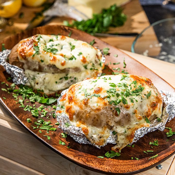 Cheesy Stuffed Baked Potatoes