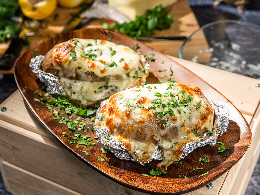 Cheesy Stuffed Baked Potatoes
