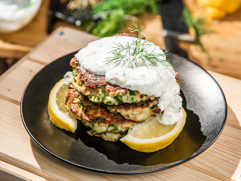 Cheesy Asparagus Patties