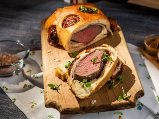 Beef Pastry Roulade