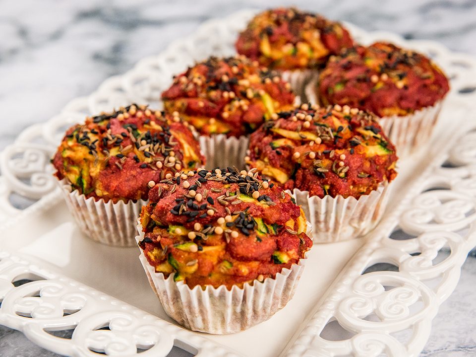 Semolina and Zucchini Muffins