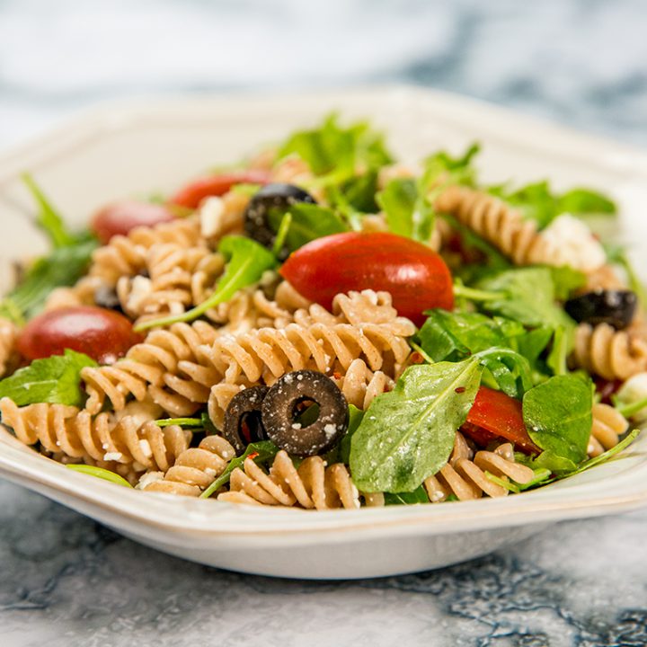 Arugula and Goat Cheese Pasta Salad