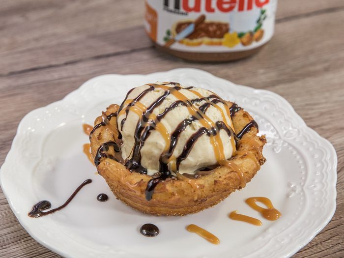 Nutella and Ice Cream Tartlets