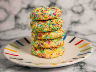 Colored Butter Cookies