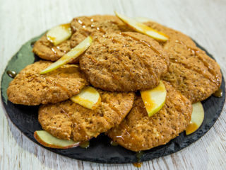Apple and Caramel Cookies