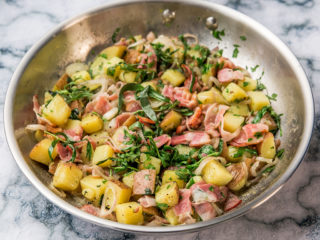 Pommes Persillade with Bacon
