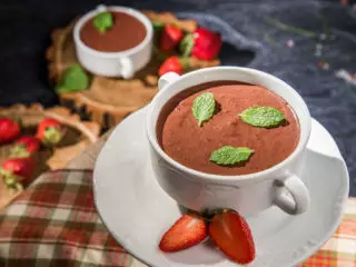 Raspberry and Chocolate Mousse