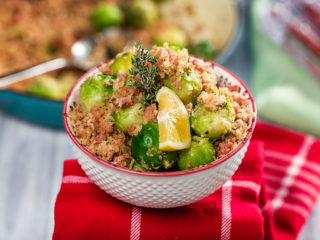 Brussels Sprouts with Bacon and Breadcrumbs