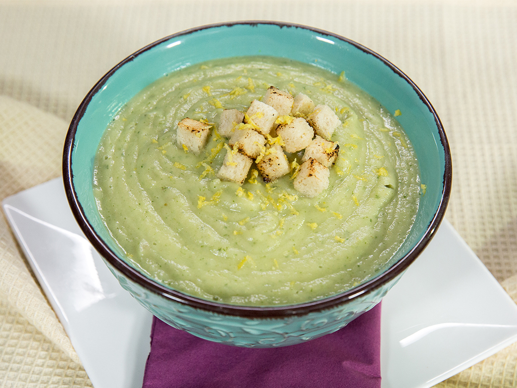 Potato, Cauliflower and Celery Cream Soup