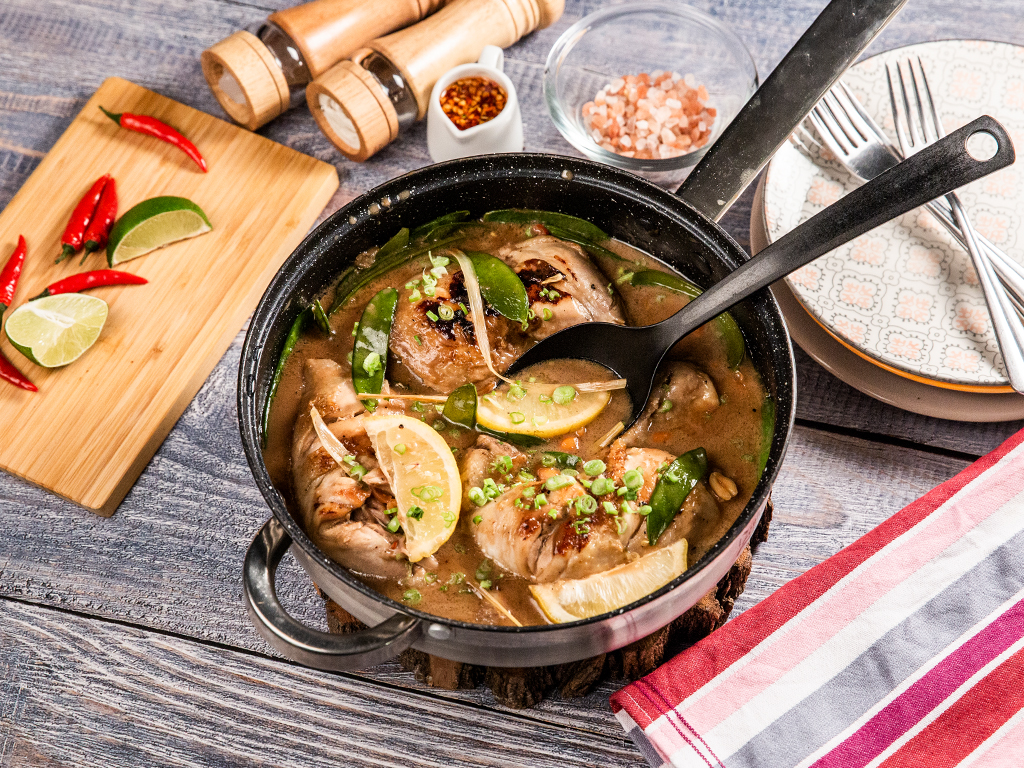 Lemongrass and Peanut Chicken Legs