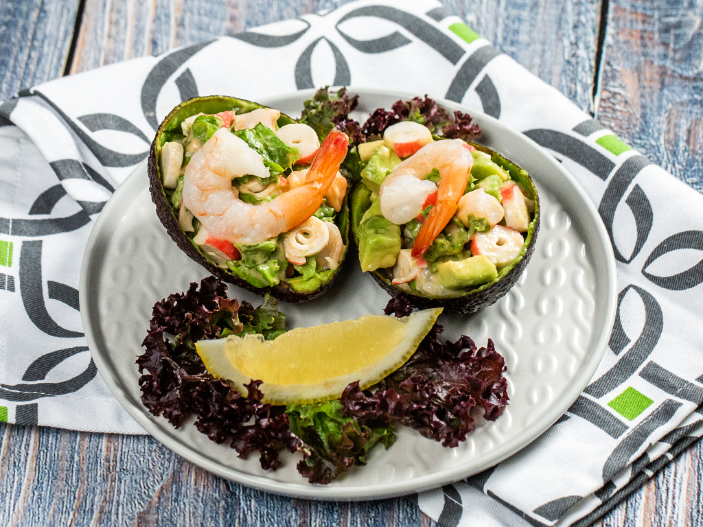 Seafood Avocado Bowls