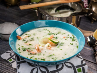 Thai Coconut-Shrimp Soup