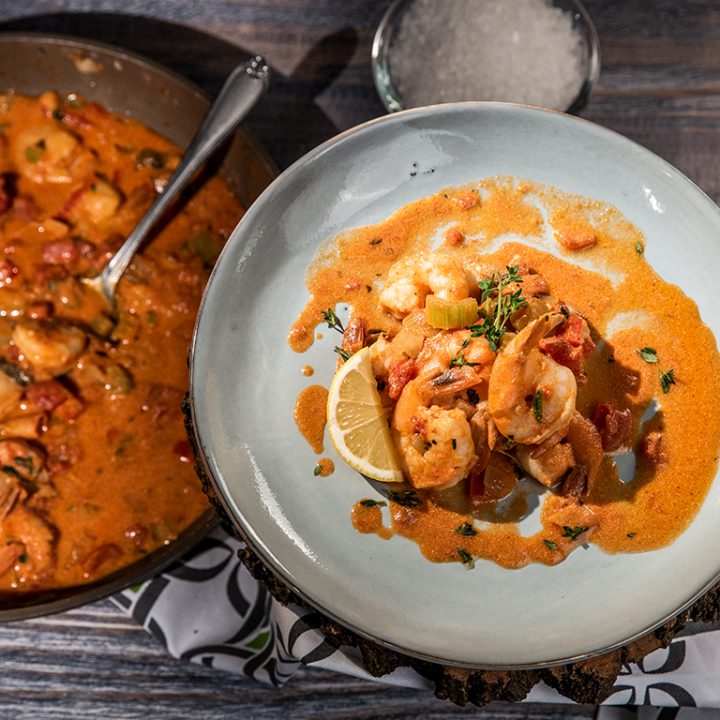 Shrimp in Spicy Tomato Sauce