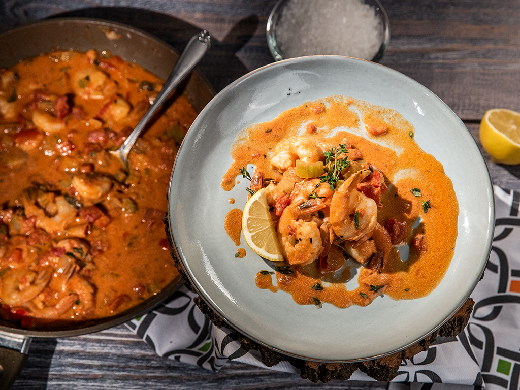 Shrimp in Spicy Tomato Sauce