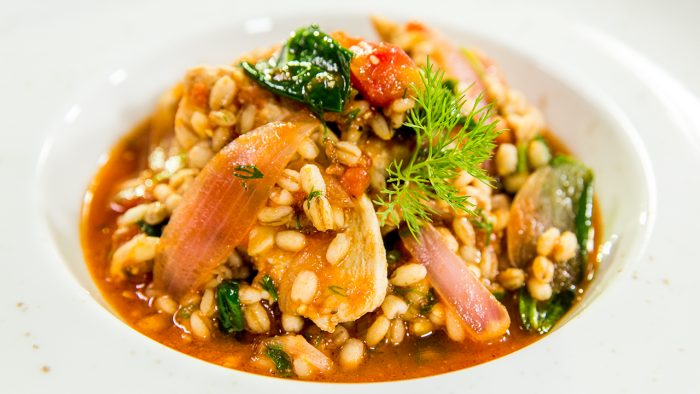 Chicken and Pearl Barley Stew