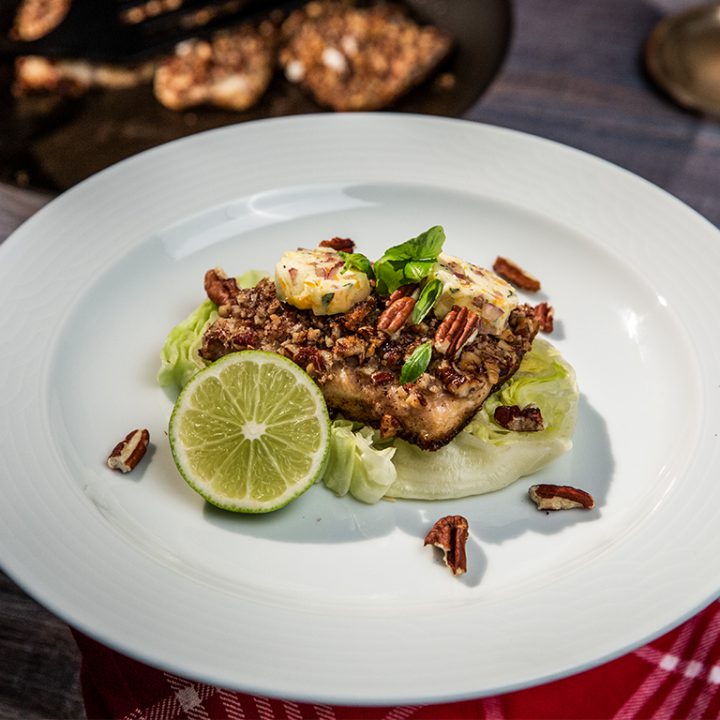 Crunchy Pecan-Crusted Trout