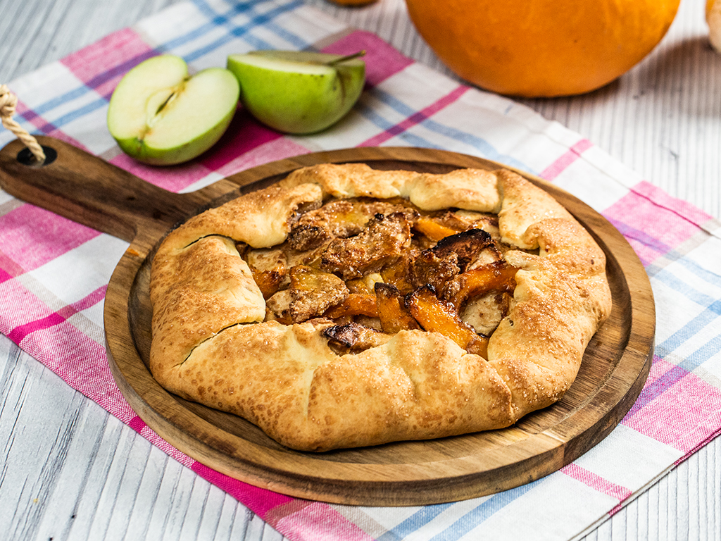 Apple and Pumpkin Galette