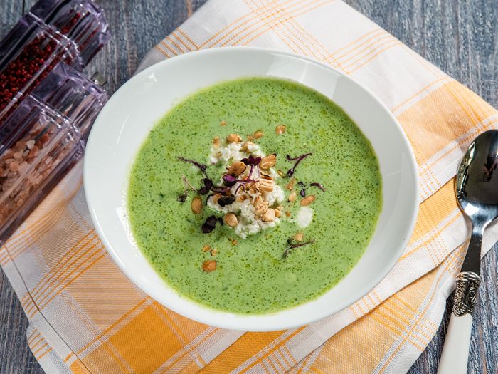 Creamy Spinach and Cucumber Soup