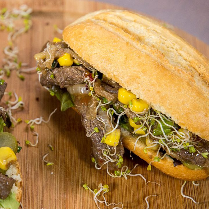 Hot and Spicy Lamb Sandwiches